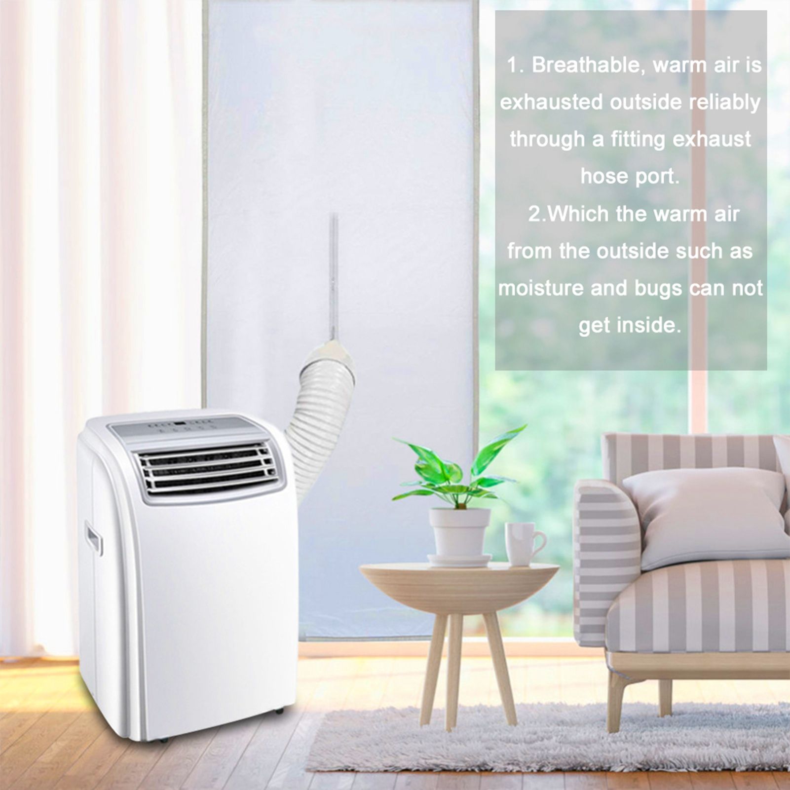 Door Seal for Portable Air Conditioner and Tumble Dryer Easy Installation Door โ image 5