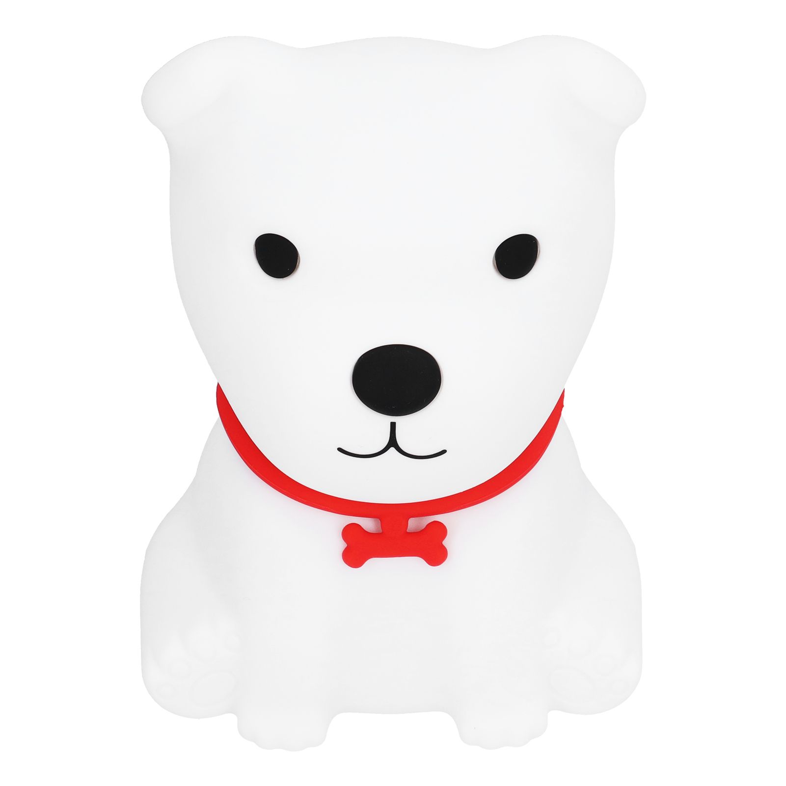 Cute Dog Shaped Silicone Lamp Kids Night Light Portable Bedside Light for Baby Sleeping Nursery USB Charging β image 6