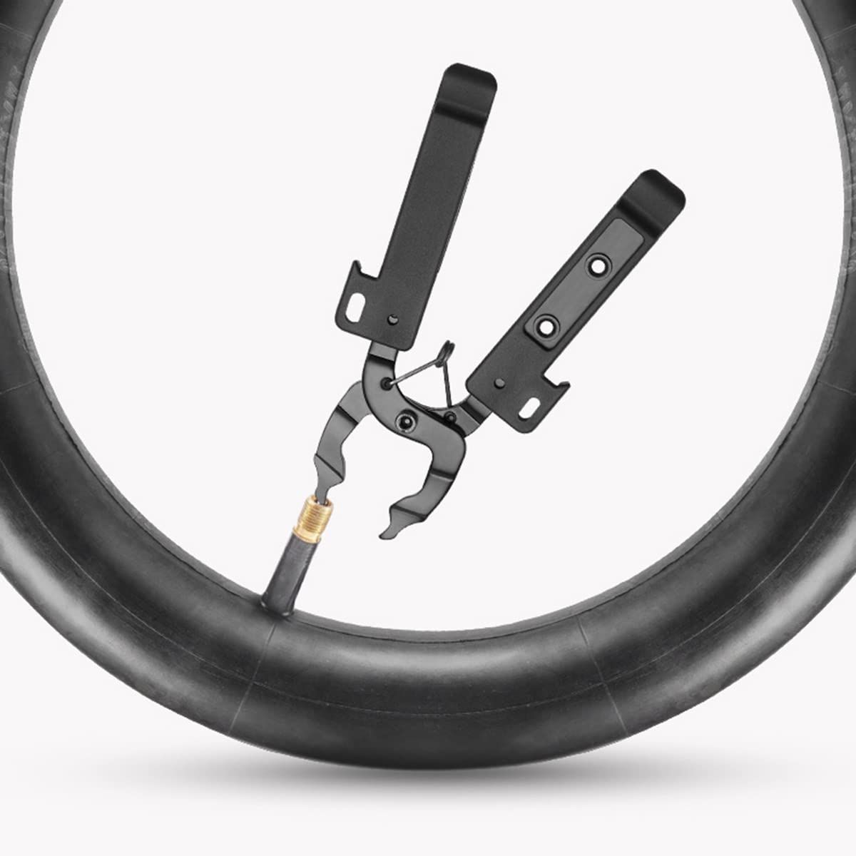 Bike Tire Patch Repair Kit, Glueless Bicycle Inner Tube Puncture Patching, with Bicycle Chain Master Link Combo Pliers — image 4