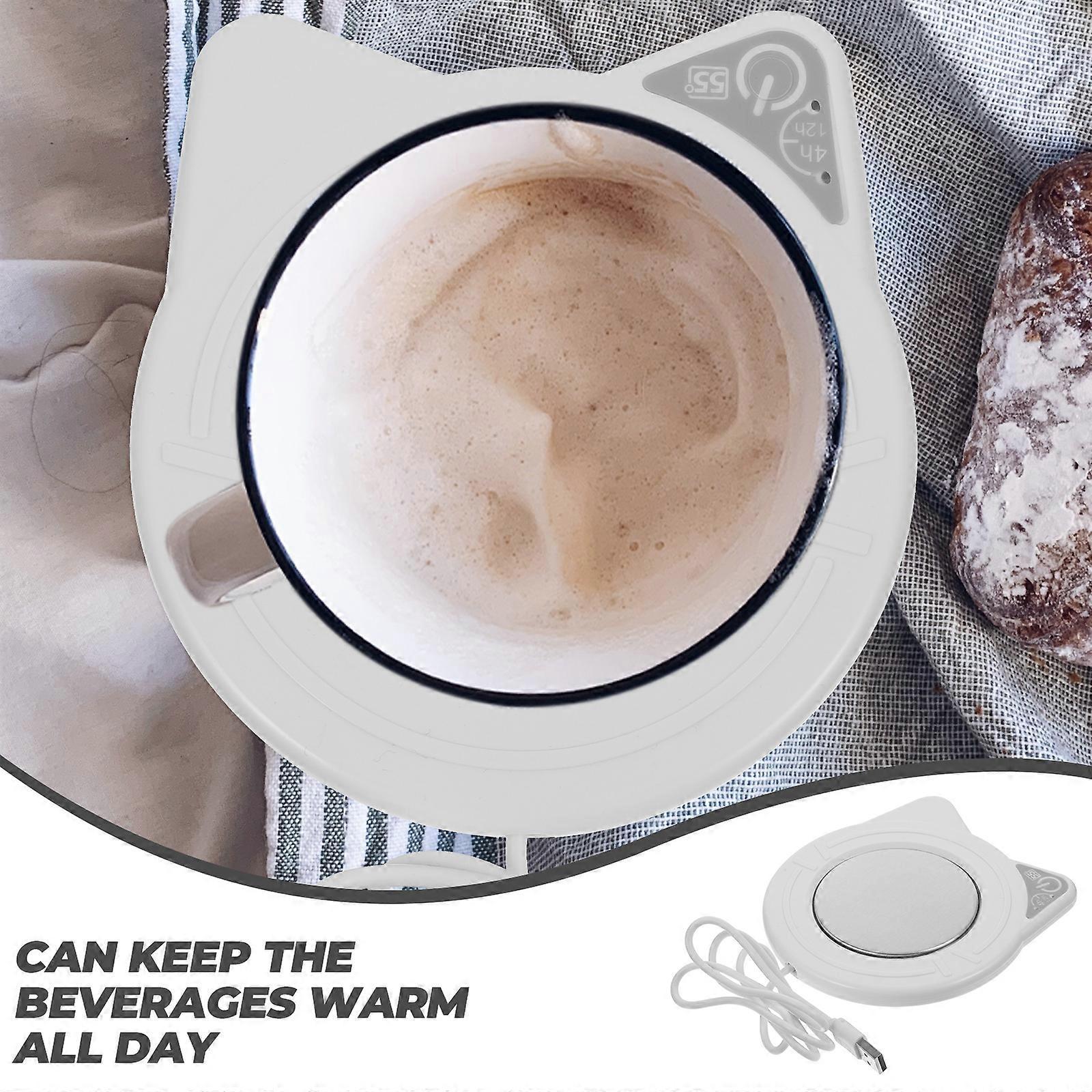 Cordless USB Coffee Mug Warmer & Candle Wax Heating Coaster โ image 2