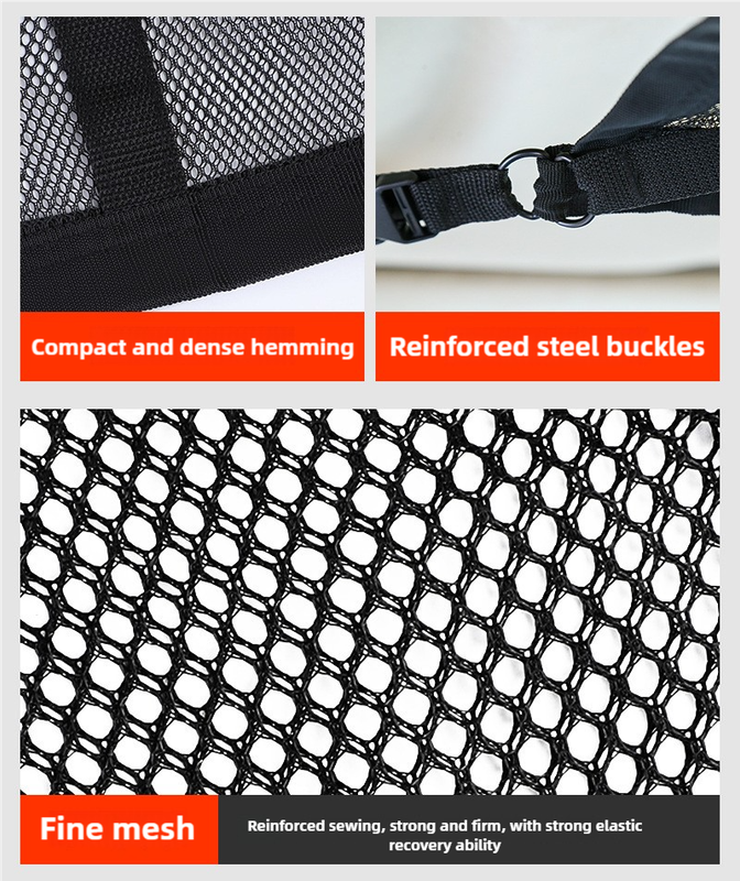 Beige Car Roof Triangular Storage Net - Adjustable Ceiling Organizer for Vehicles โ image 4