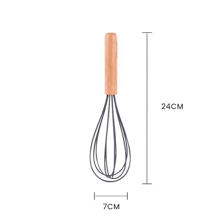 Beechwood & silicone whisk charcoal — image 2