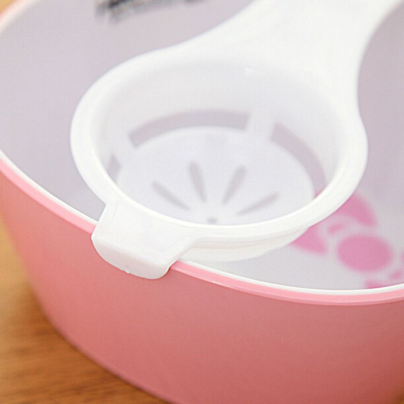 Egg yolk white separator reusable plastic kitchen egg white filter separator cooking tool baking egg yolk separator — image 2