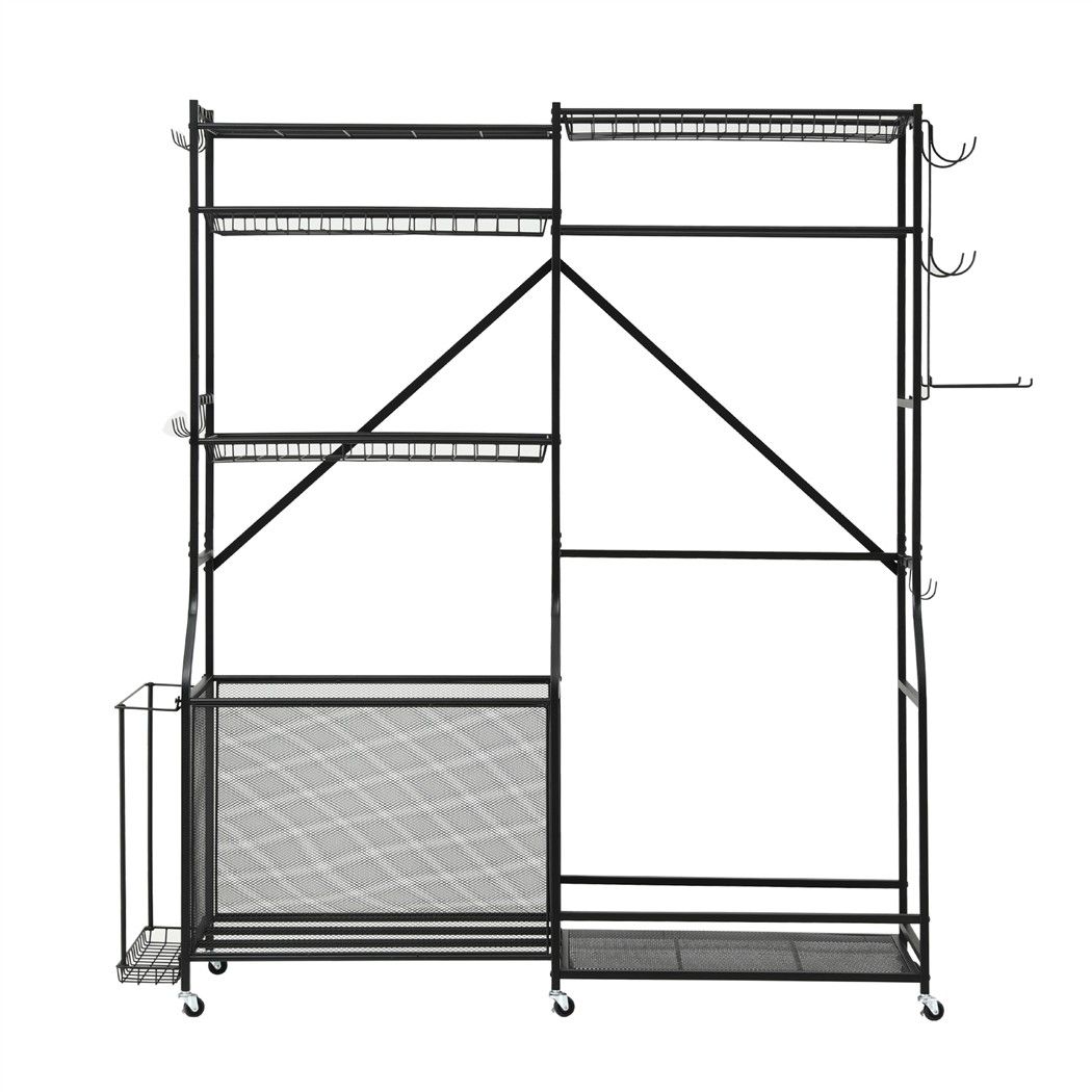 Everfit Sports Equipment Organizer Rack Multi Garage Storage for Golf Bag 174cm — image 3