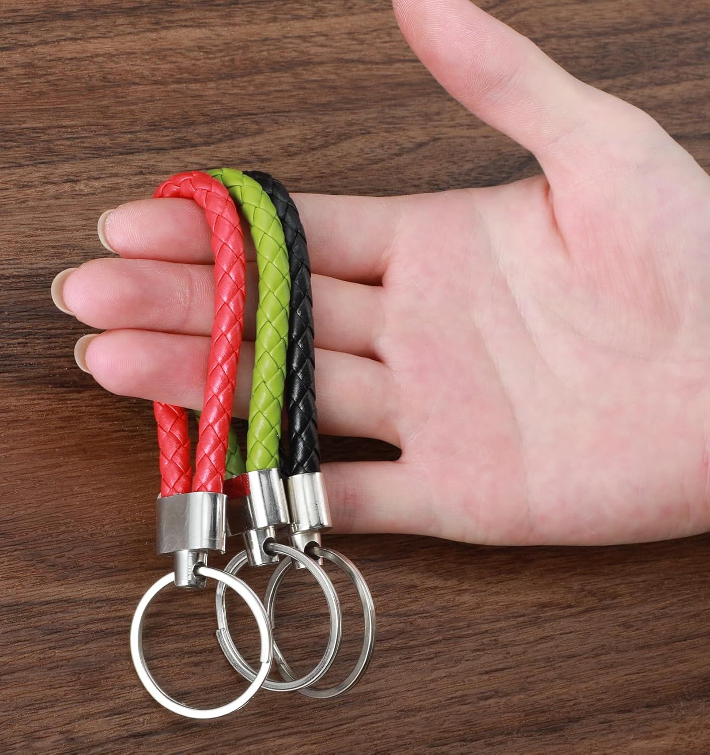 9 Pcs Braided Keychain, Small Key Chain Handwoven for Car Keys, Elegant Accessories for Men and Women, Perfect Birthday and Christmas Gifts โ image 5