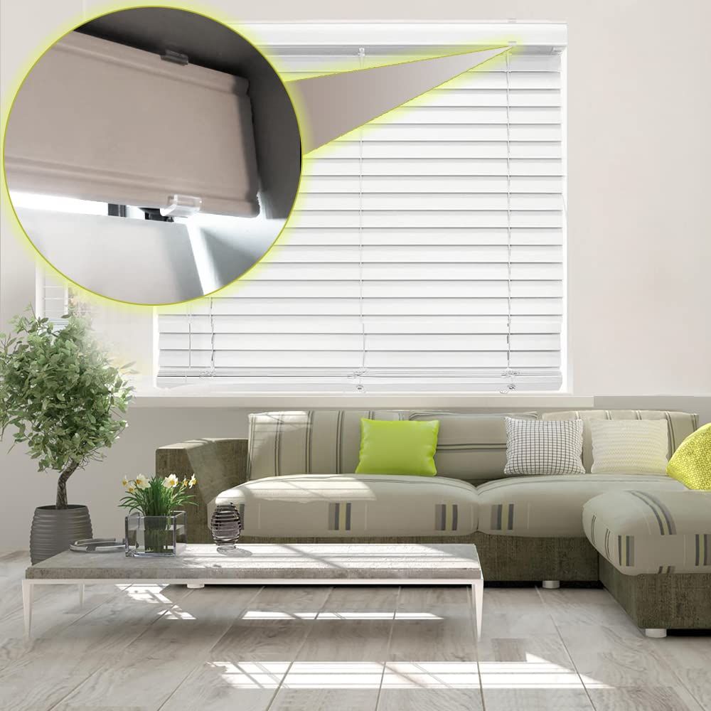 2.5 Inch Valance Clips, Clear Plastic Valance Clips for Blinds, Hidden Blinds Valance Clips for Horizontal Blind Valance 12 Pieces — image 5