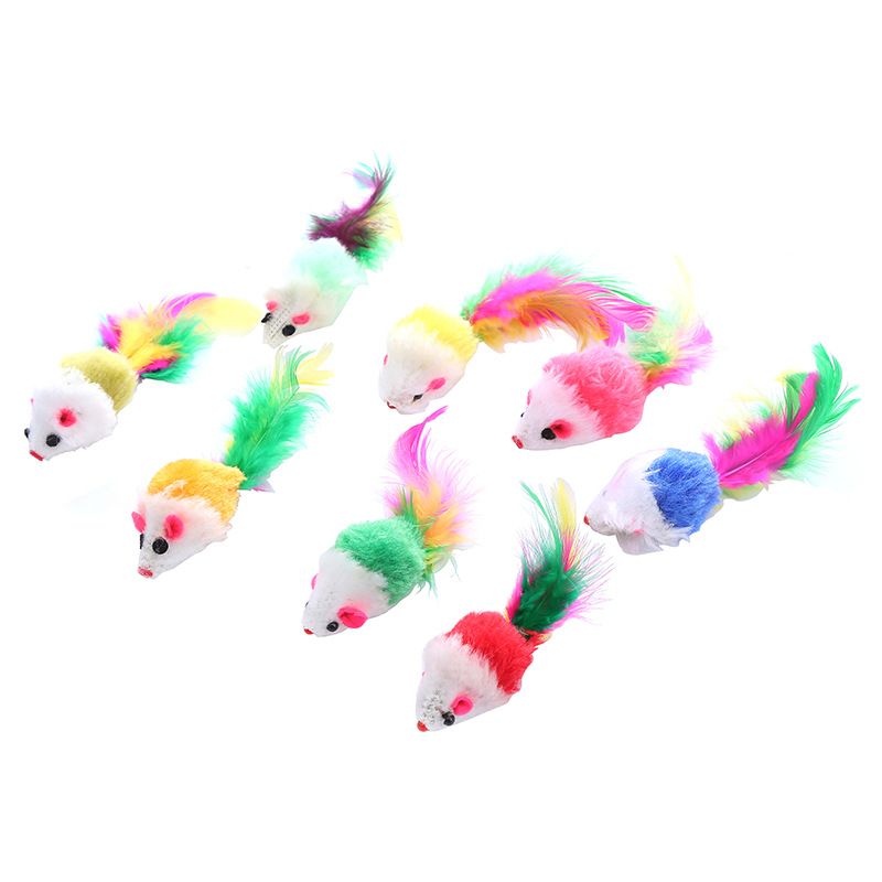 Cat Mice Toys for Indoor Cats 10PCS Color random, Variety Mouse Cat Toy Mice Cat Toy Mouse for Cats, Fur Mice Cat Toys β image 2