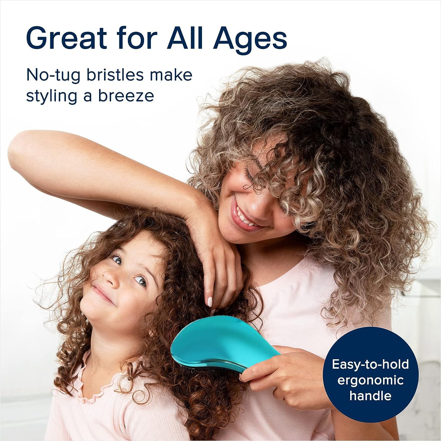 Brush for Thick Hair, Curly, Straight & Natural Hair- Removes Knots and Tangles, Best for Thick and Curly Hair — image 3