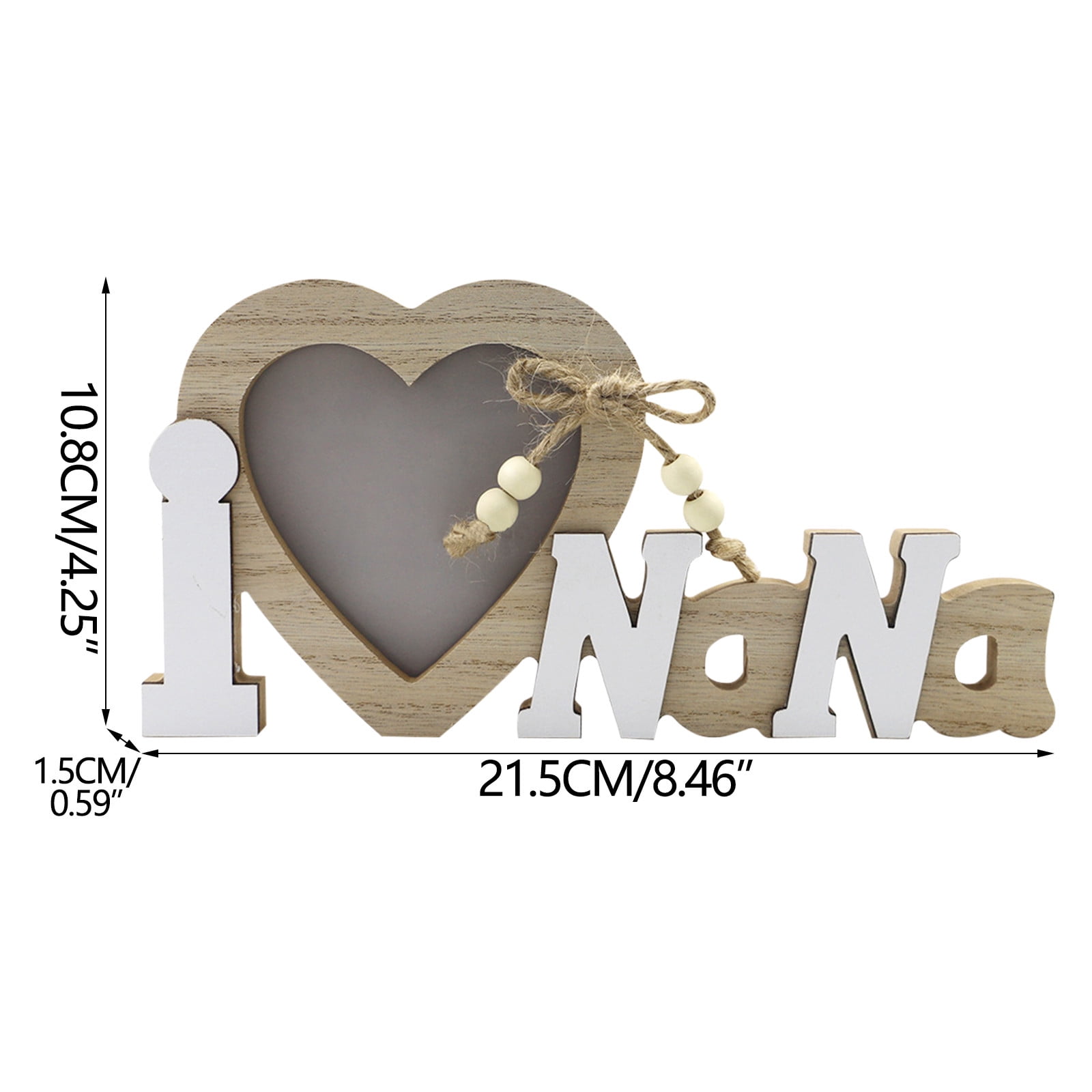 Mr & Mrs Love Picture Frame for Wedding,Wooden Heart Shape Wedding Decor for Reception, Ceremony and Anniversary Party Valentine'S Day Valentines Day Gifts As โ image 5