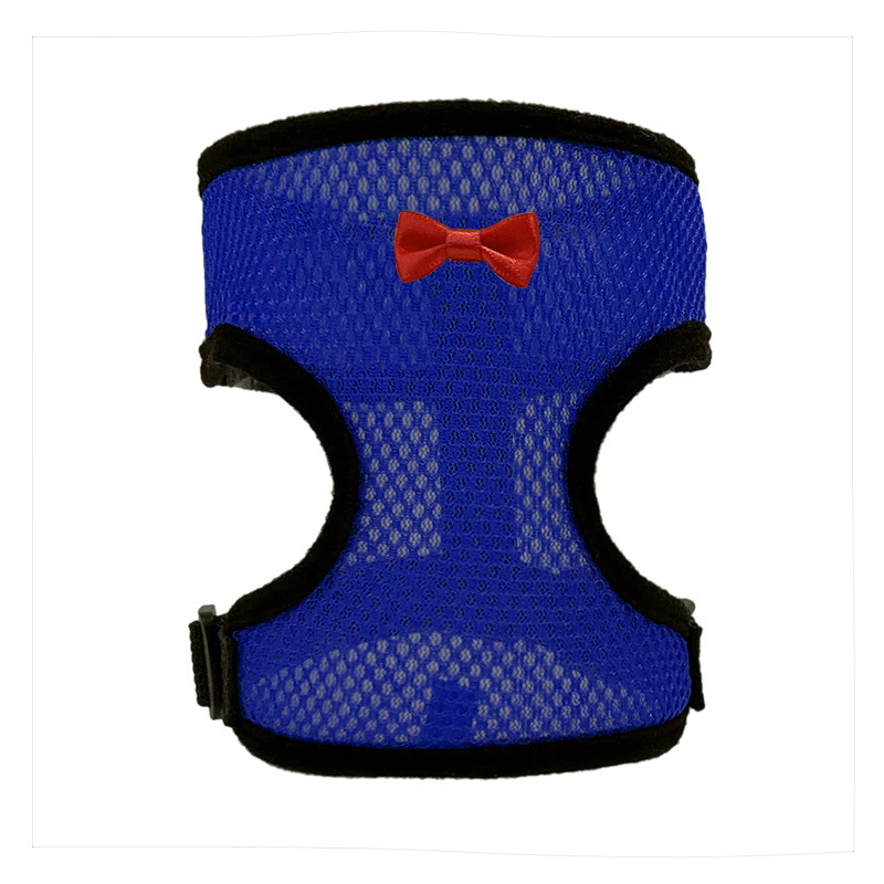 2-Pcs Blue Adjustable Pet Harness with Leash – Breathable Mesh Design for Small Dogs, Cats, Chickens, Ducks & More | Anti-Escape, 360° Support