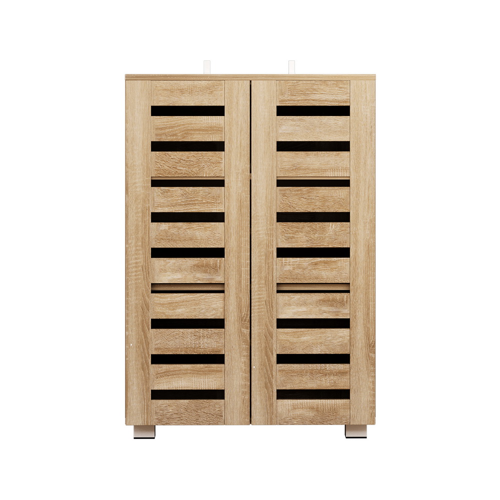 Artiss Shoe Rack Cabinet 20 Pairs 5-tier Wood Alster โ image 5