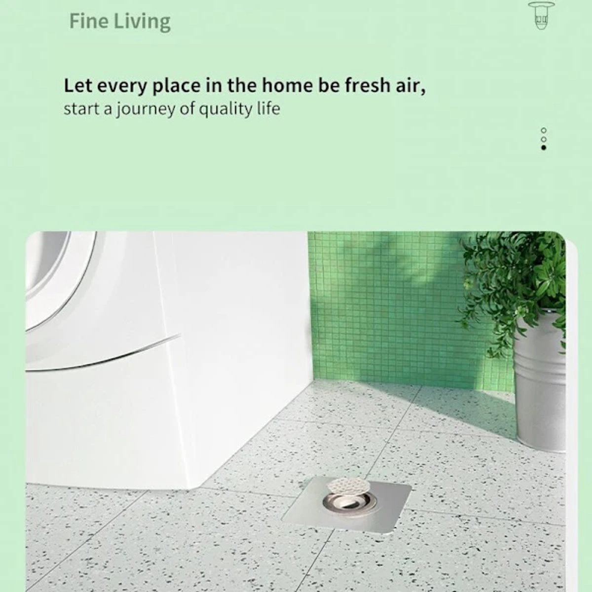 Non-return valve – Odor-proof, for shower/washbasin/kitchen — image 2