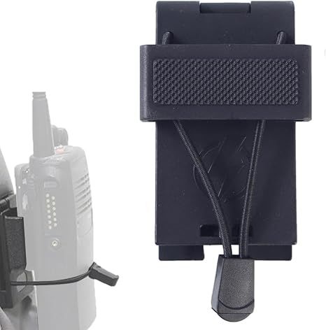 Radio Holster for Duty Belt, Law Enforcement Gear Walkie Talkie Holder for Motorola APX, BaoFeng Btech, Kenwood, Midland, Harris Radios