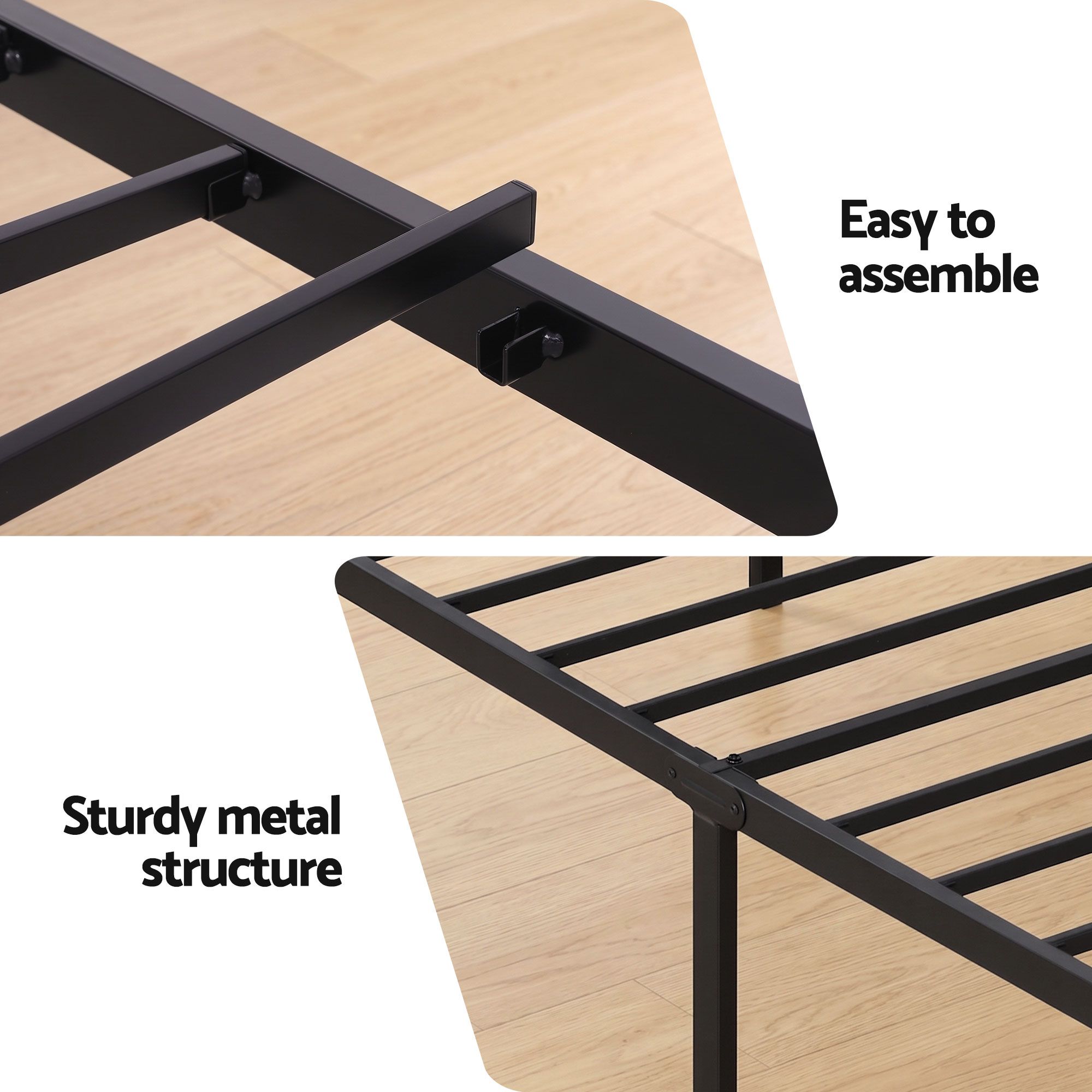 Artiss Bed Frame Single Size with Charging Station WAVE โ image 6