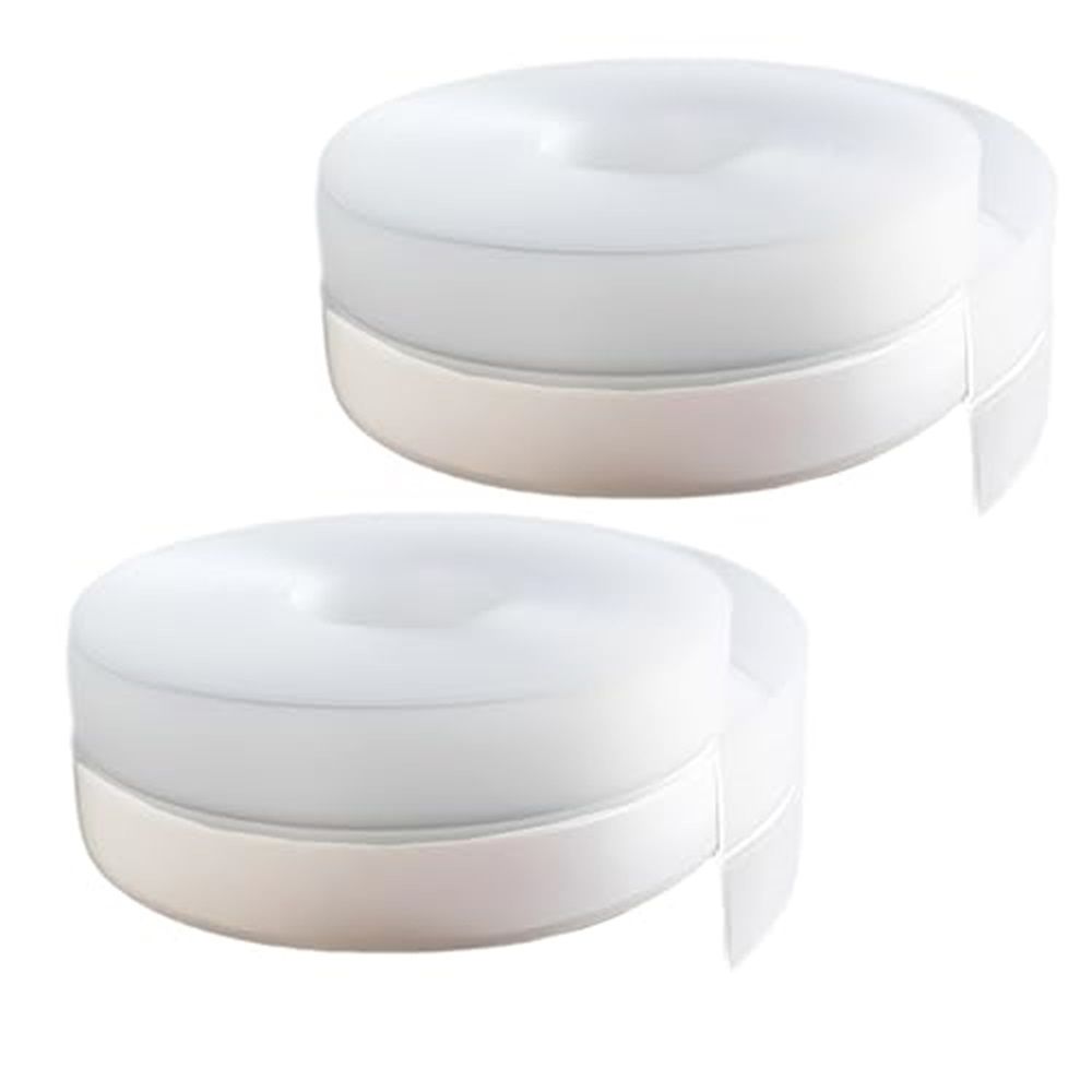 2 pack Silicone Seal Weather Stripping Tape 16.5 Feet Strip Bottom Draft Insulation Stopper Tape Weatherproof Soundproof for Door or Window Bathroom Shower