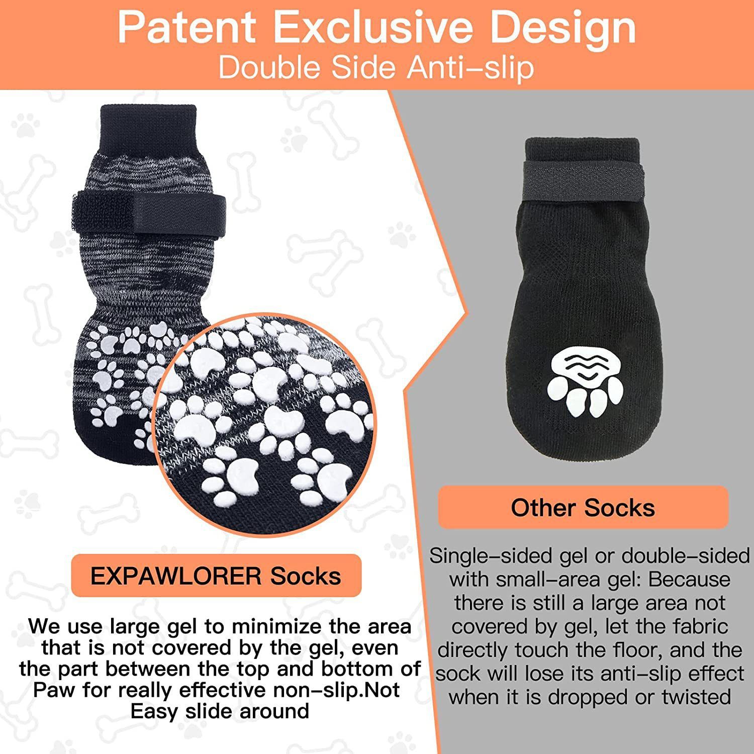 Dog Socks Breathable Anti Slip 4 Pack Cotton โ image 4