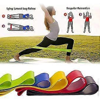 5pcs Yoga Ball Set - Fitness Ball, Blocks, Stretch Band, Resistance Loop, Belt — image 4