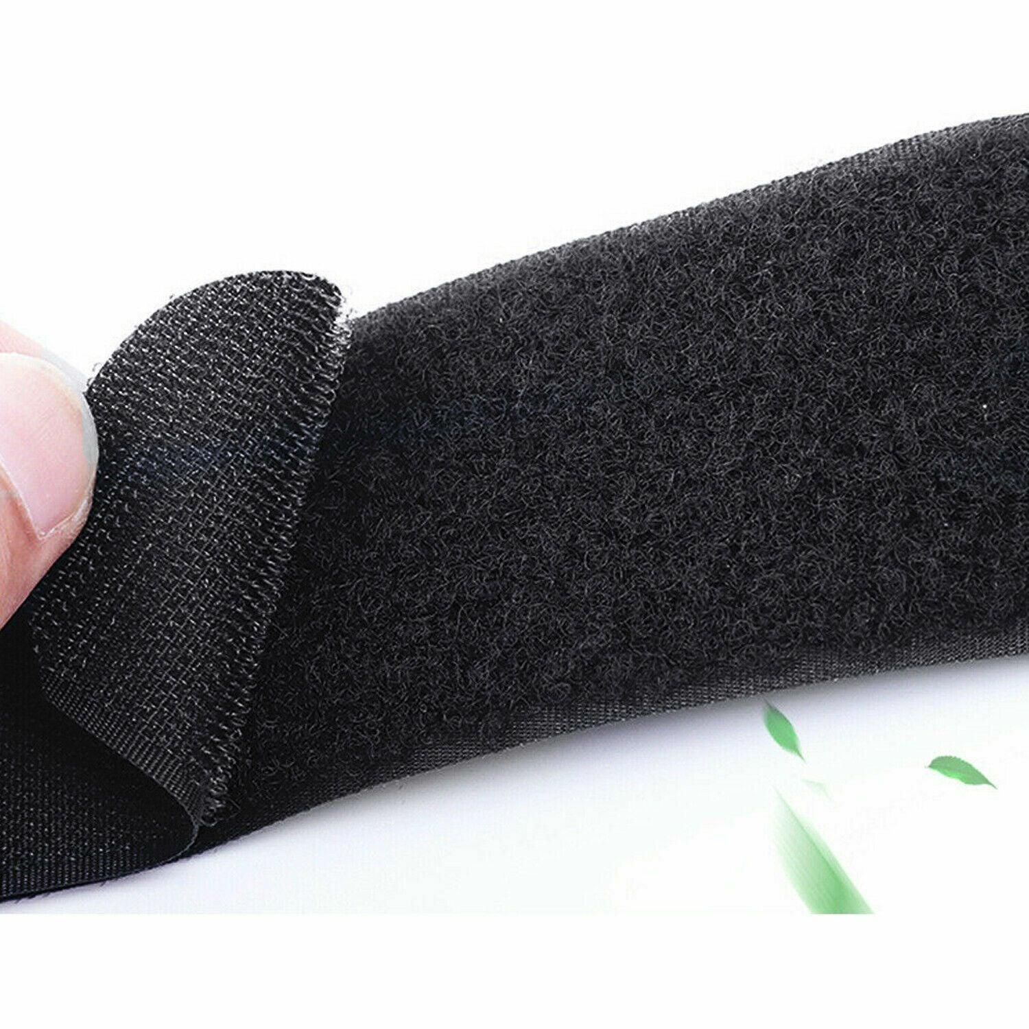 Magic Cable Ties Reusable Winder Coded Organiser Cords Hook Loop Black - 20*200mm 50PCS โ image 4