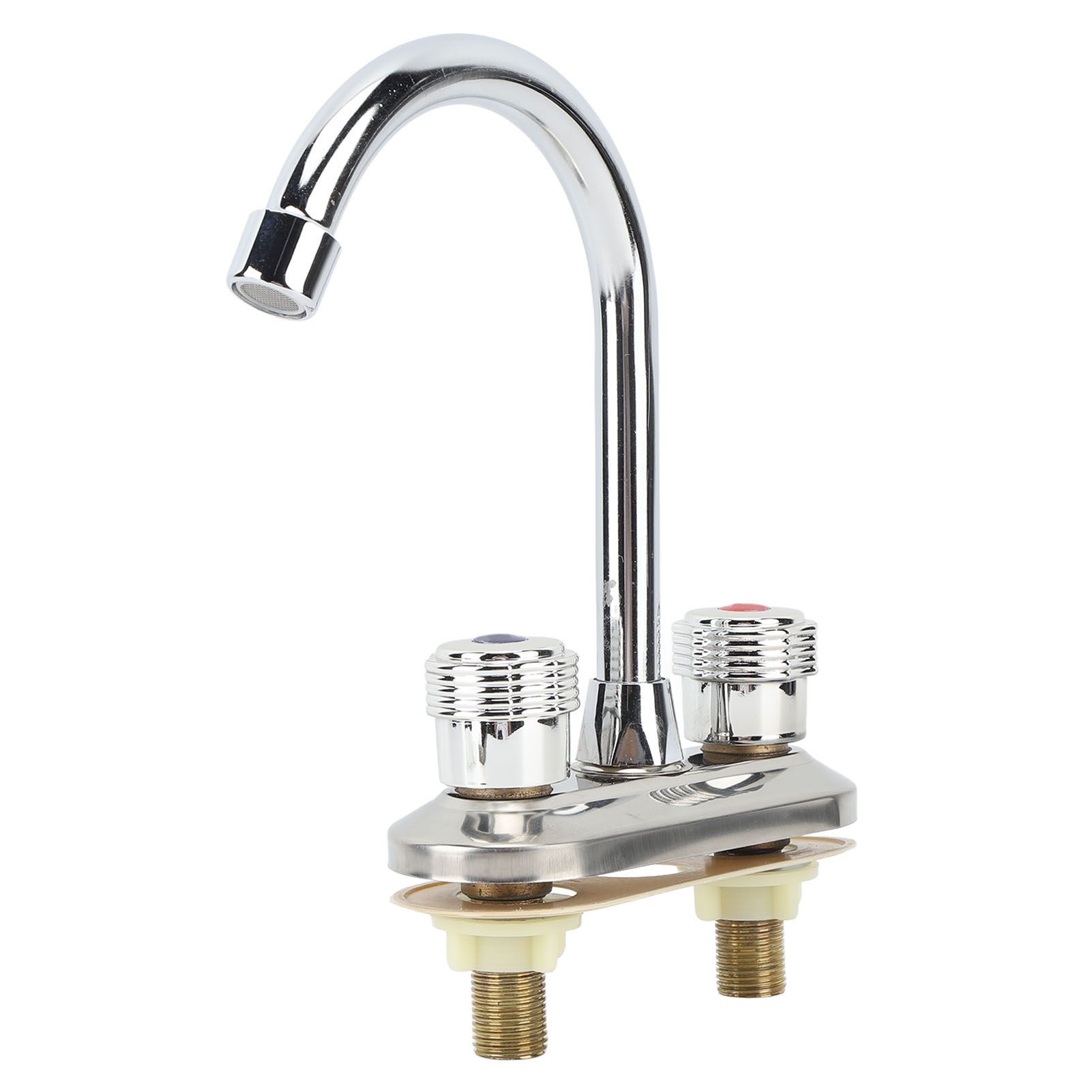 2 Handle Bathroom Faucet Water Saving Hot Water Centerset Bathroom Faucet for Kitchens Bath Basin โ image 2