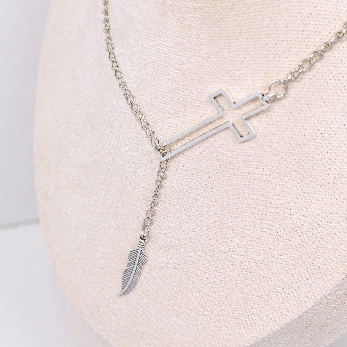 Exaggerated Retro Cross Necklace Women Unique Statement Jewelry Gift Idea โ image 5