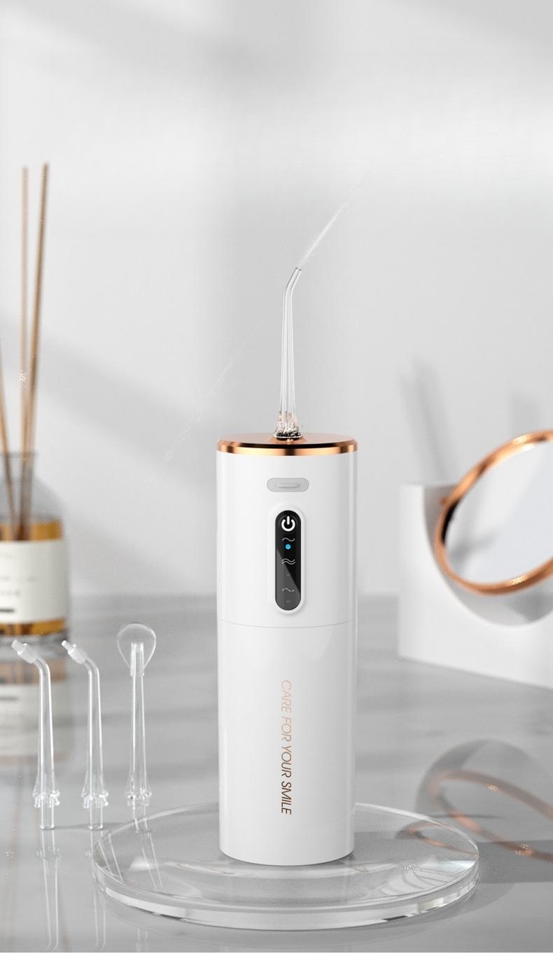Portable Electric Water Flosser - USB-C Rechargeable, Multiple Modes, Gingival Protection(green) — image 6