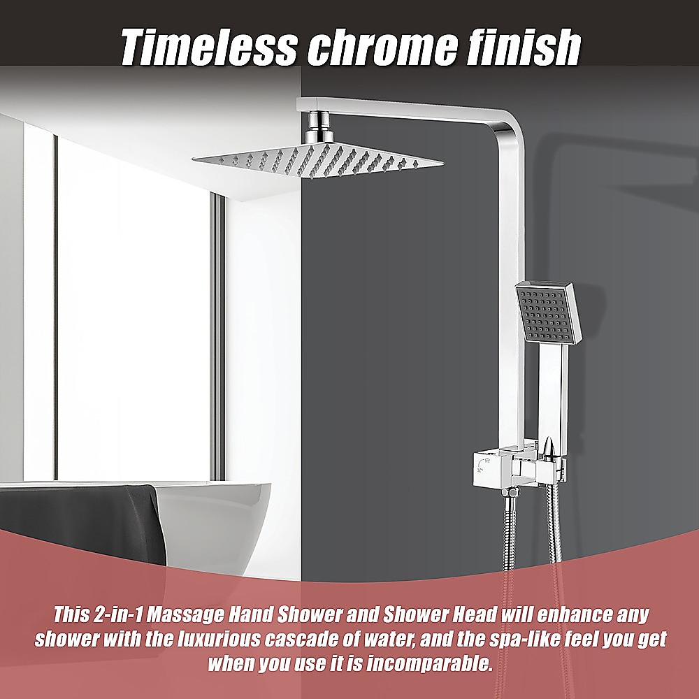 2-in-1 Massage Hand Shower & Head Tap Bathroom Mixer โ image 6