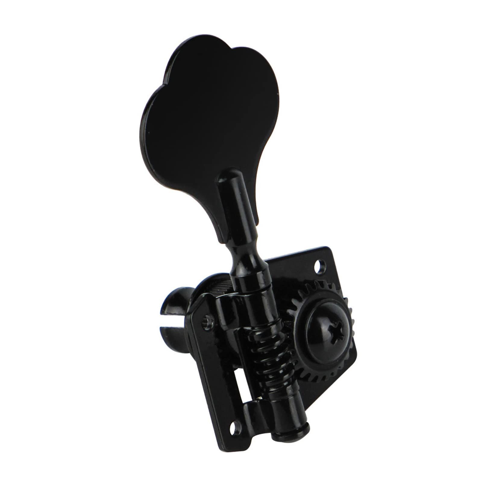 Bass Tuner Electric Bass Tuning Peg Guitar Opened Machine Head Knobs Replacement for 4 String Jazz Right/Left Hand bass Tuners — image 4