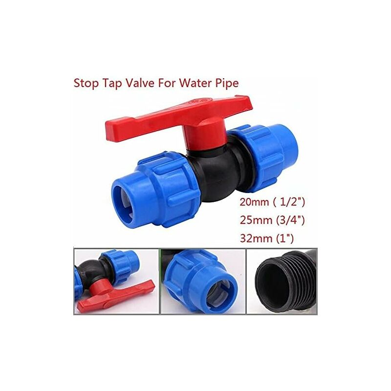 Plastic Ball Valve For 32Mm Compression Pipe — image 4
