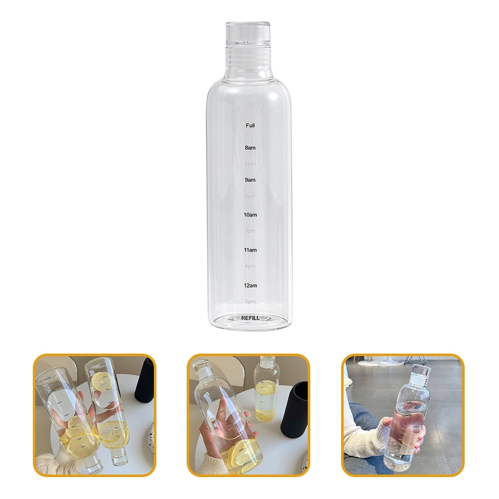 1Set Water Bottle Transparent Portable and Anti-leakage for Home and Office Use 500Ml — image 6