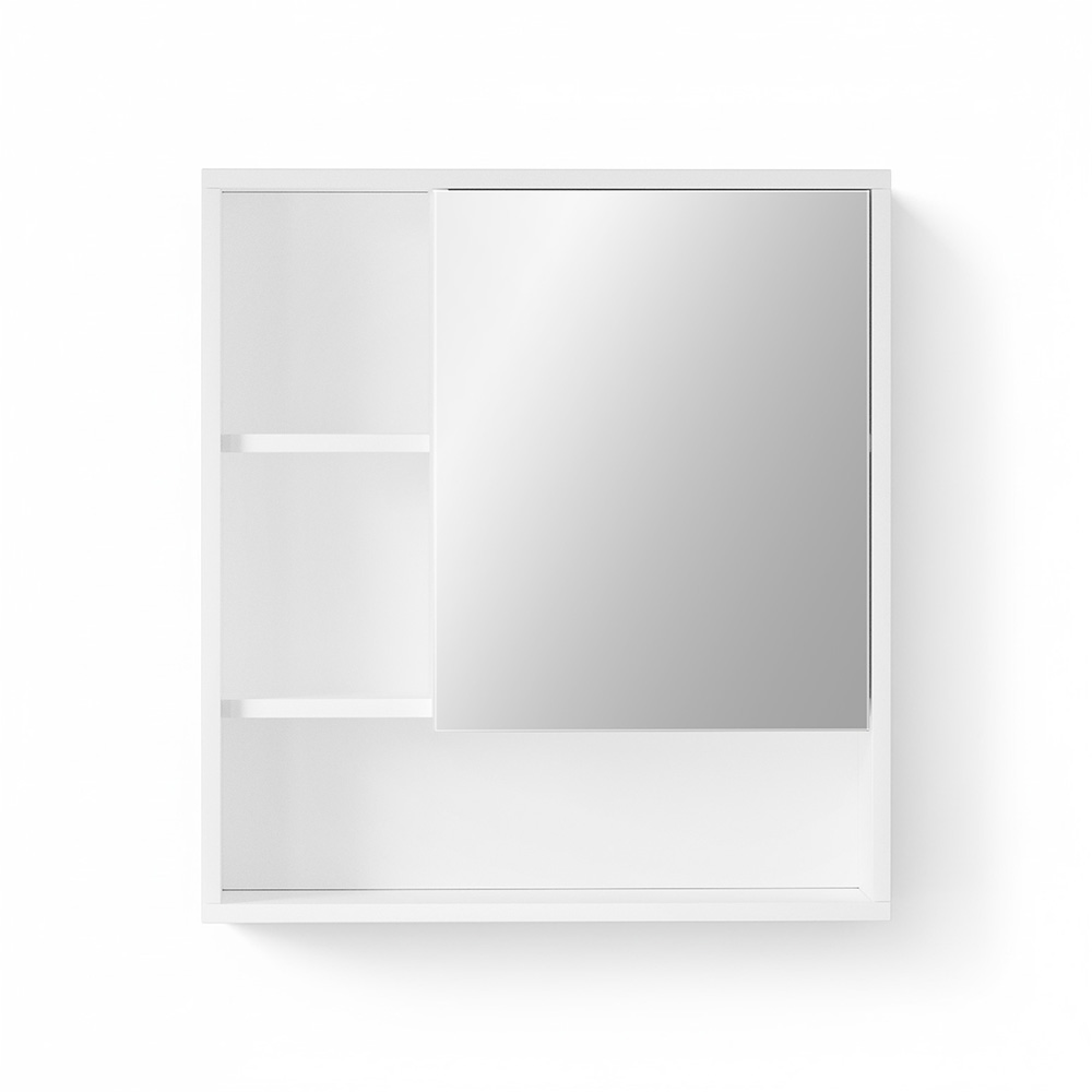 Cefito Bathroom Mirror Cabinet Mirrored Medicine Adjustable Shelf Wall Mounted 560mm White โ image 3