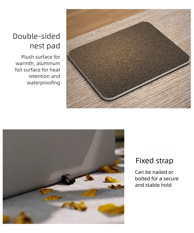 Small Size Elevated Indoor/Outdoor Pet Shelter(grey): Waterproof, Insulated for All-Season Warmth โ image 4
