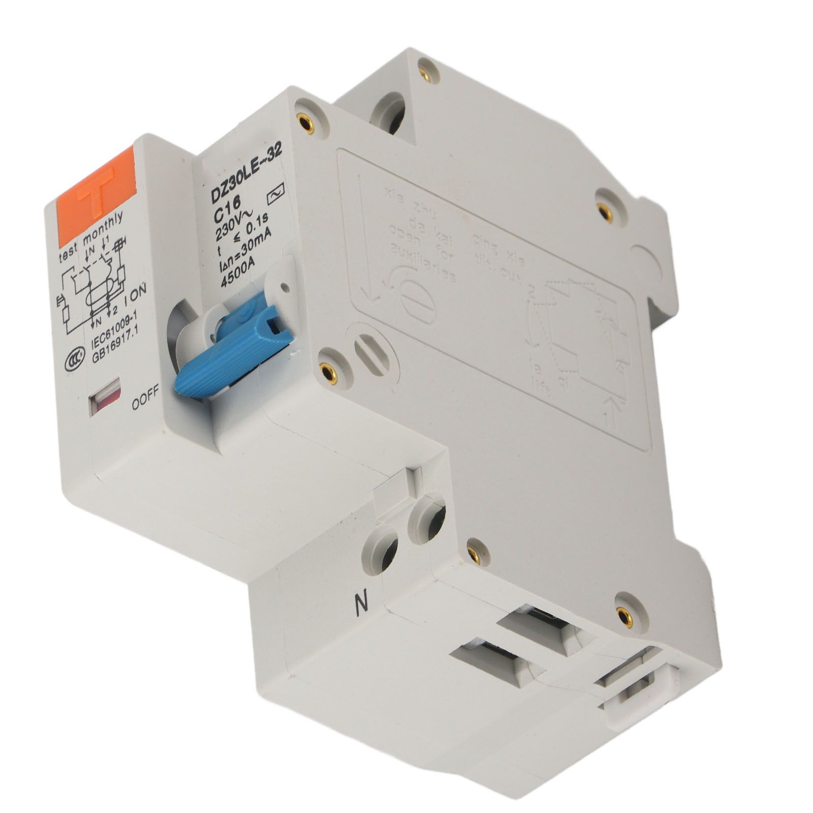 Circuit Breaker 1P 16A 220V Overload Short Circuit Leakage Protection Residual Current Circuit Breaker for 50/60Hz โ image 3