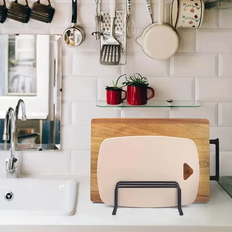 Home Kitchen Chopping Board Draining Rack Multifunction Storage Shelf Organizer โ image 4
