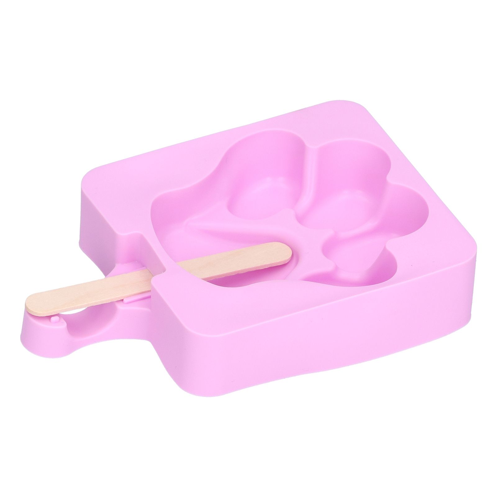 3Pcs Cute Cat Claw Design Ice Cream Mold Silicone Cake Ice Bar Making Mold for Kitchen — image 3