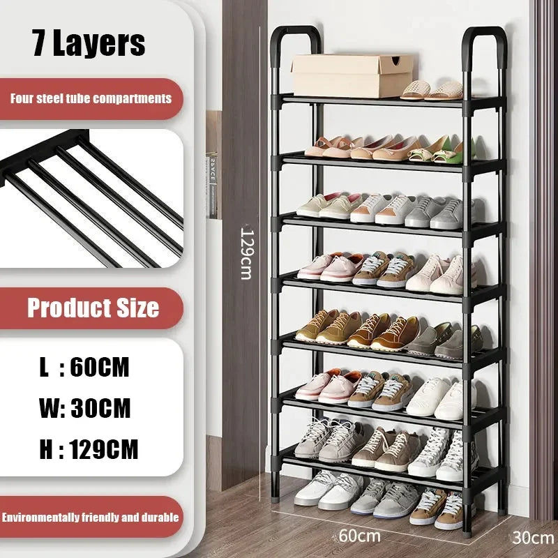 7-Layer Multi-Function Shoe Rack Space Saver โ image 2