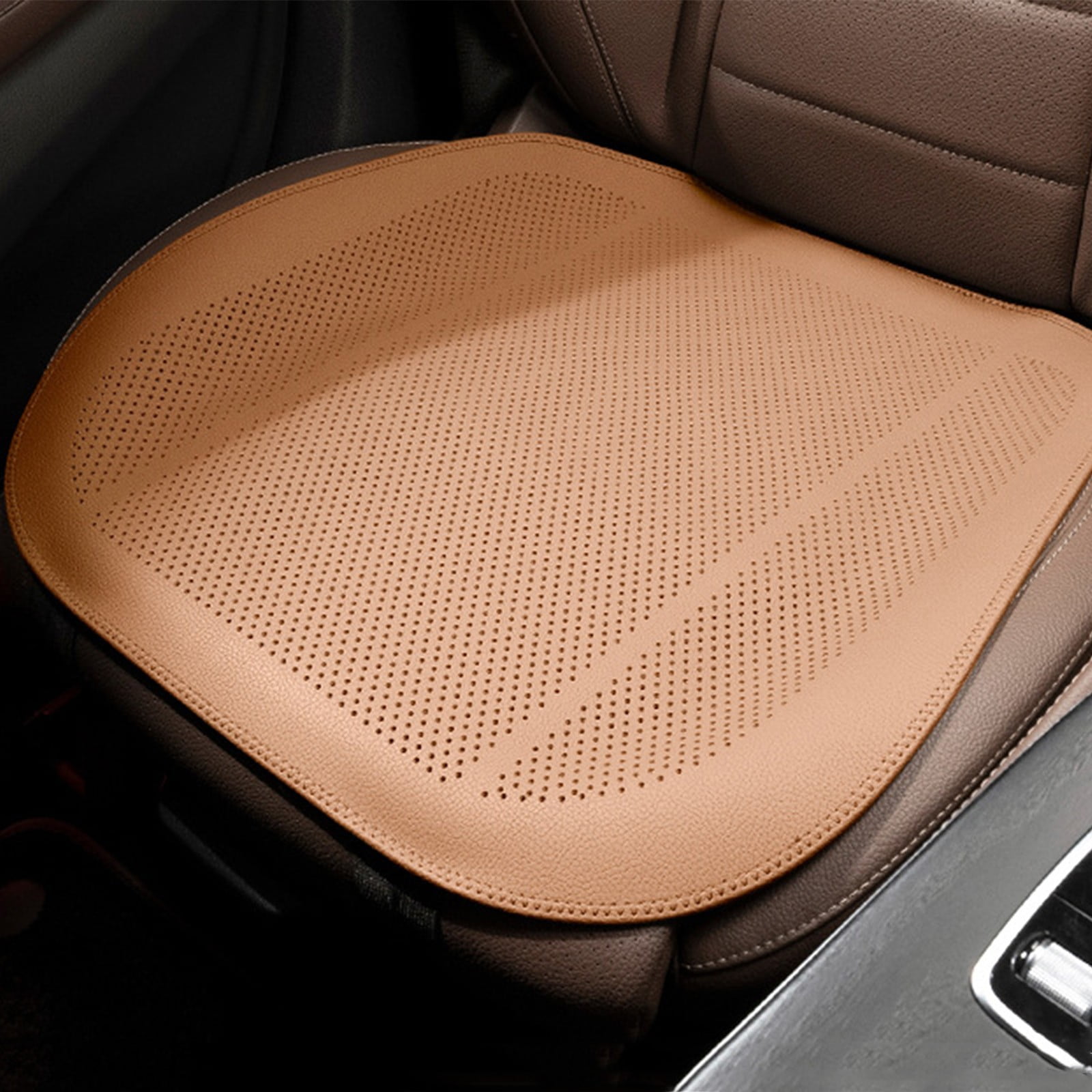 Front Car Seat Covers Water Proof Seat Protector Universal Fit, Ventilation Car Seat Cushion, Universal Anti-Slip Driver Seat Cover, for Most Cars SUVs and — image 6