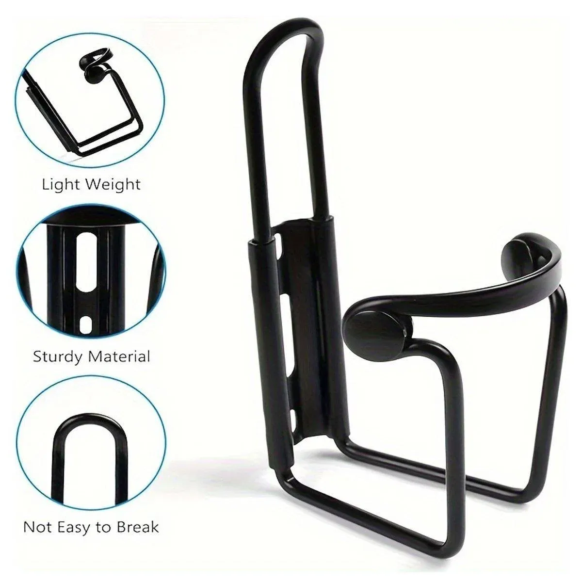 Durable Aluminum Alloy Water Bottle Holder for MTB Bike Bicycle Cycling Cage - Silver โ image 5