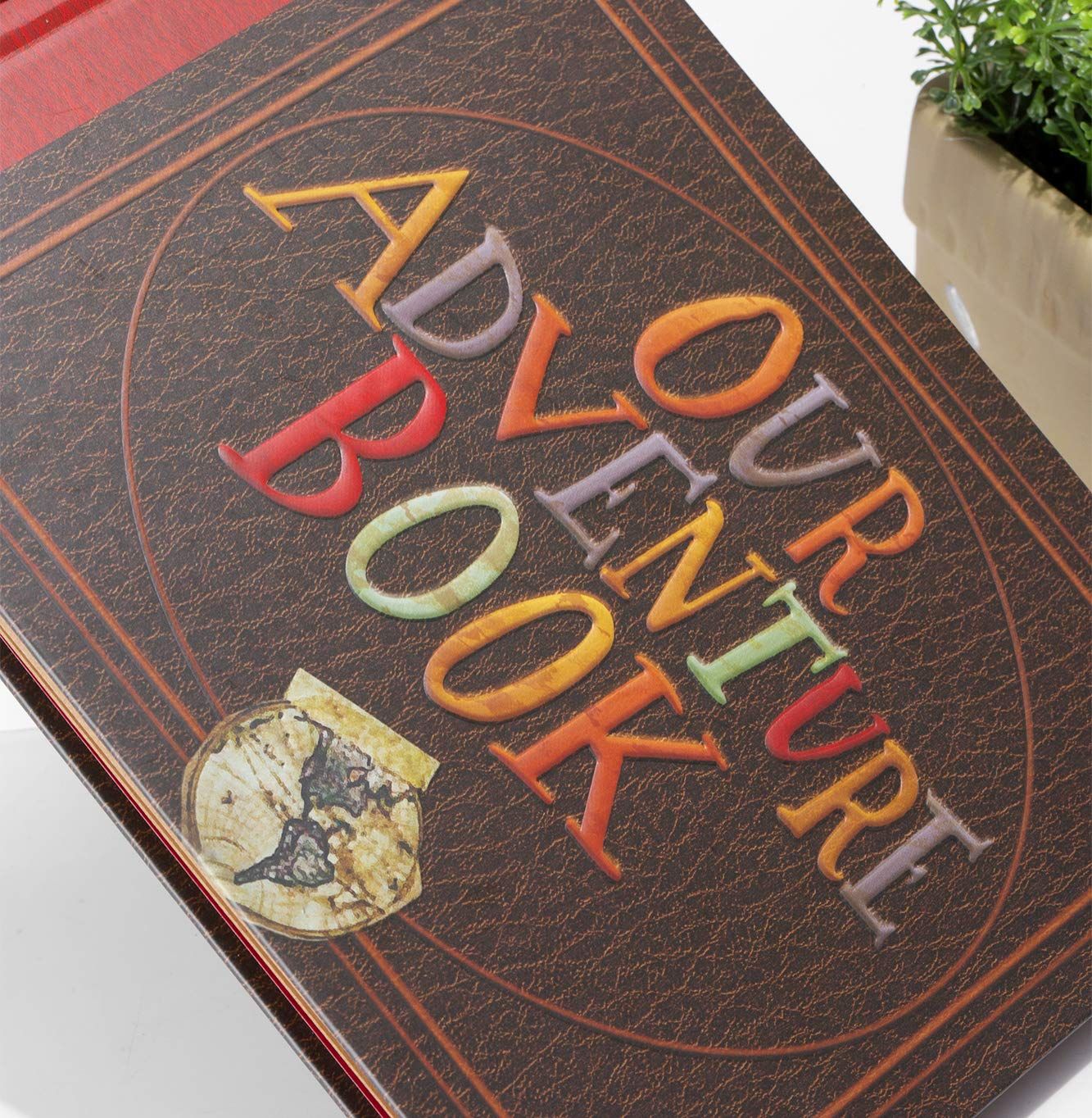 Scrapbook Photo Album,Our Adventure Book Scrapbook, Embossed Words Hard Cover Movie Up Travel Scrapbook for Anniversary โ image 2