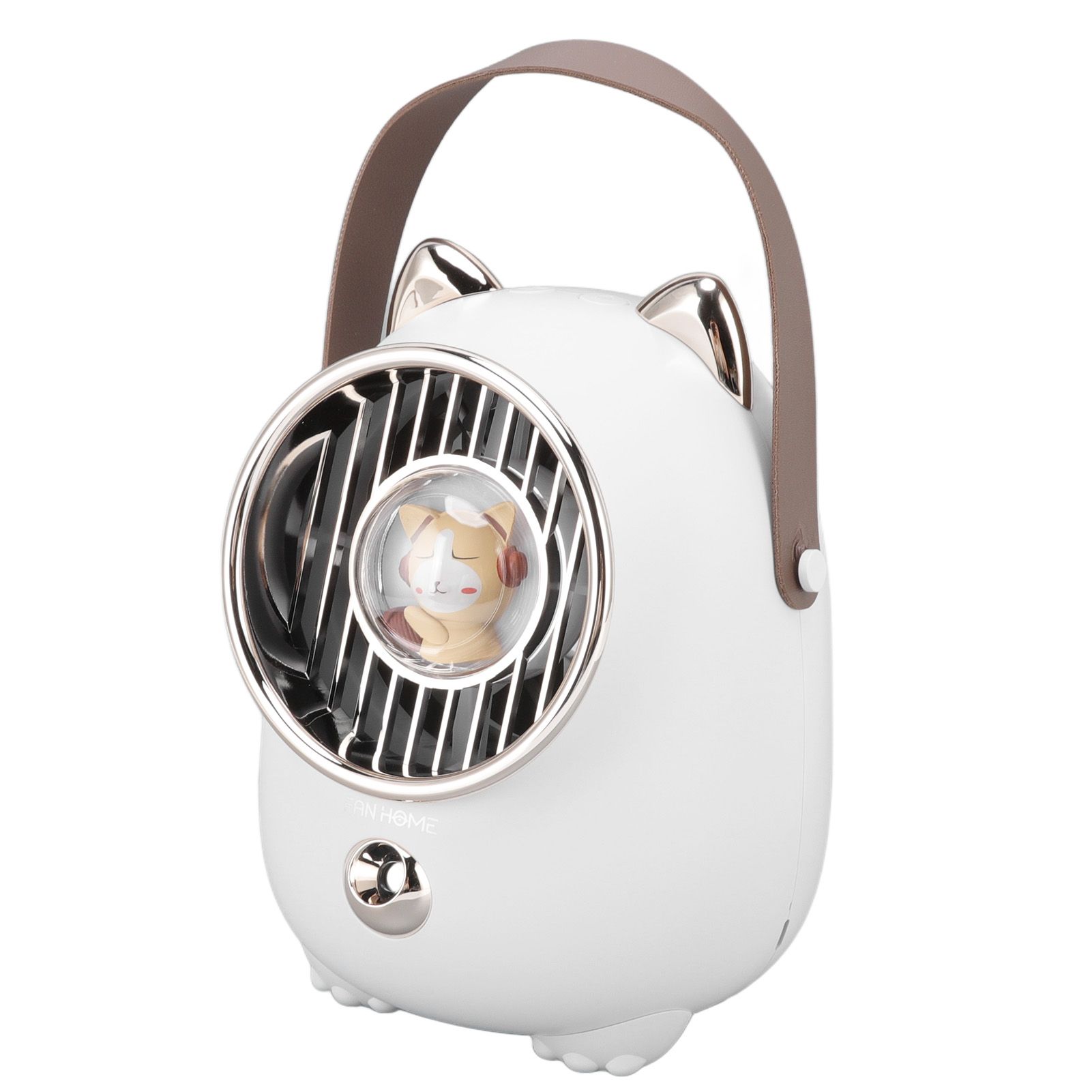Air Conditioner Fan Multifunctional Portable 350ml Humidifying Spray Usb Rechargeable Air Cooler with LED Ambient Light โ image 5