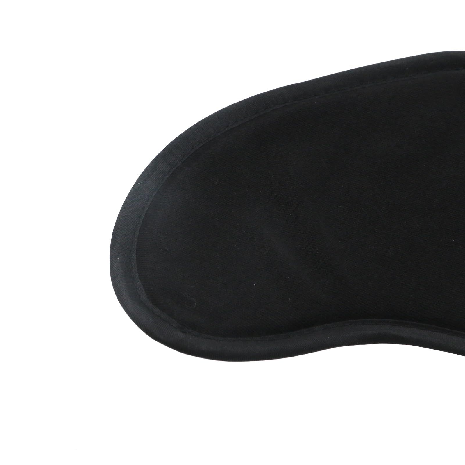 2 Pcs Violin Chinrest Pad 1/2 1/4 Cotton Chin Rest Cover Violin Shoulder to Practice, Black （Style 2) — image 5