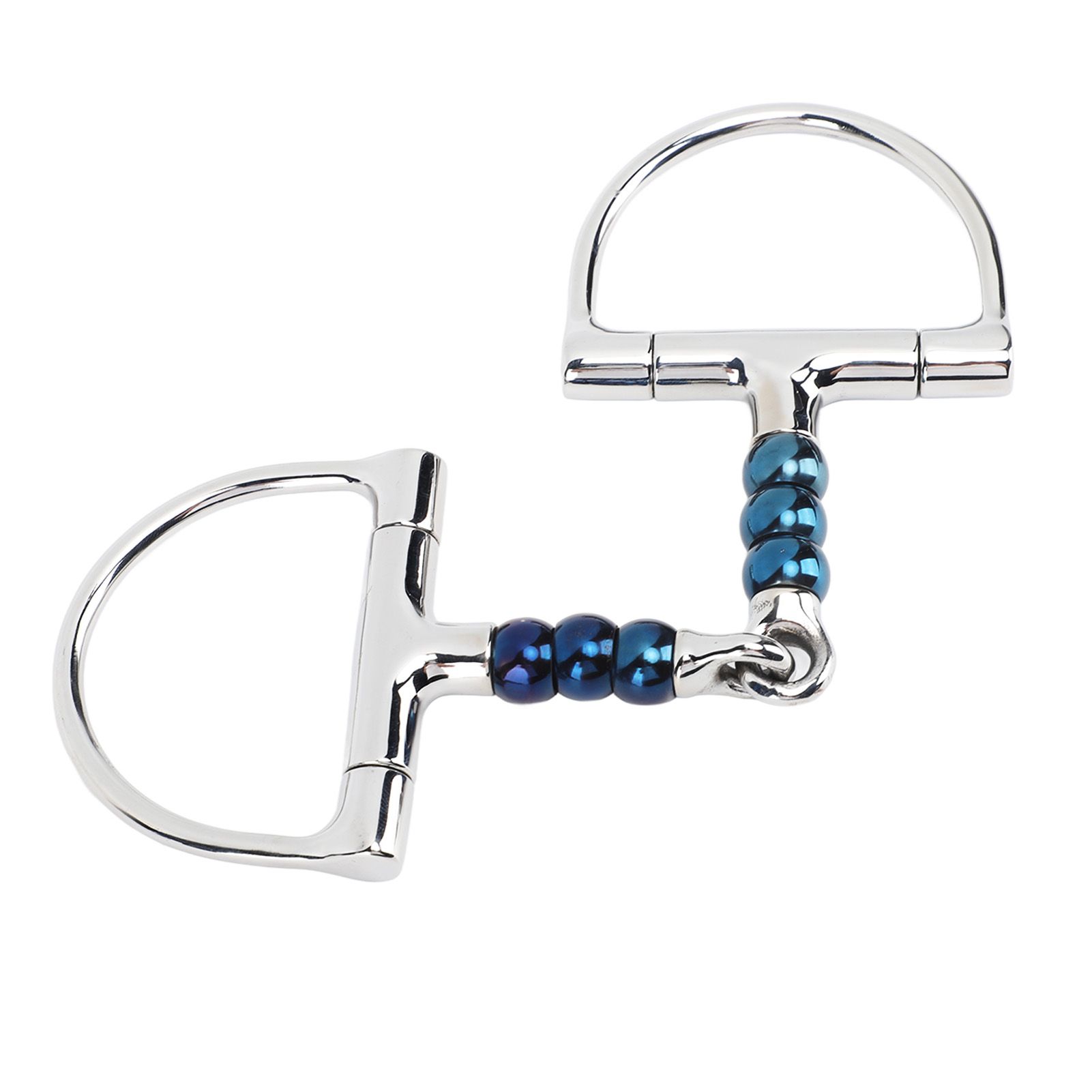 Horse Bit Stainless Steel 125mm Anti Biting Horse Mouth D Ring Snaffle Bit for Horse Farm โ image 2