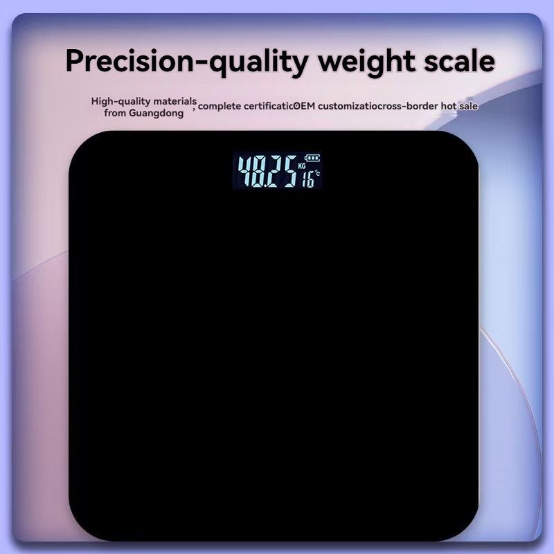 Bathroom Scale Digital Scale Step-On Scale High Precision Scale - White - Size 01 β image 2