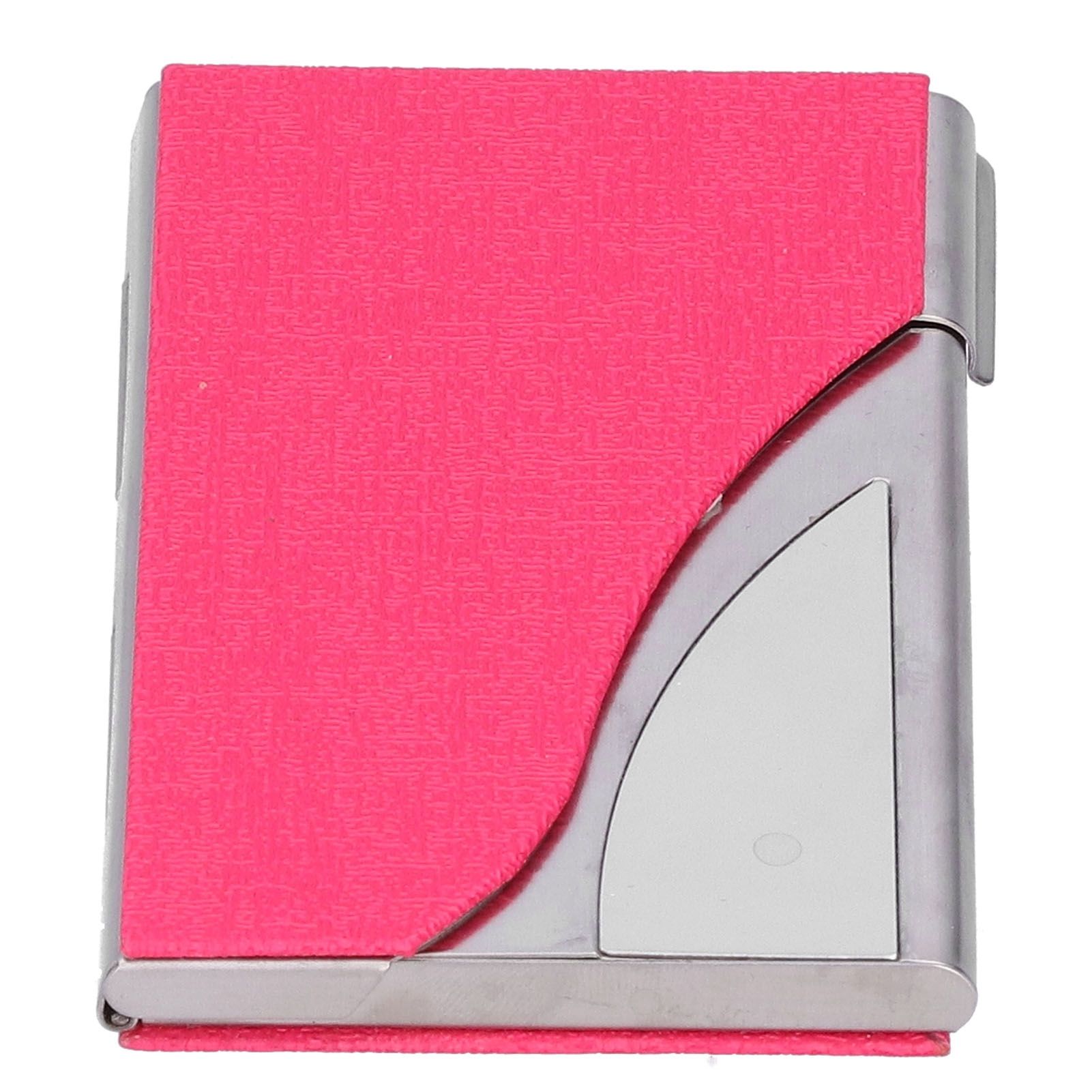 Business Card Holder Name Card Storage Box Case Holder Organizer Gifts for Men WomenRed 980# β image 4