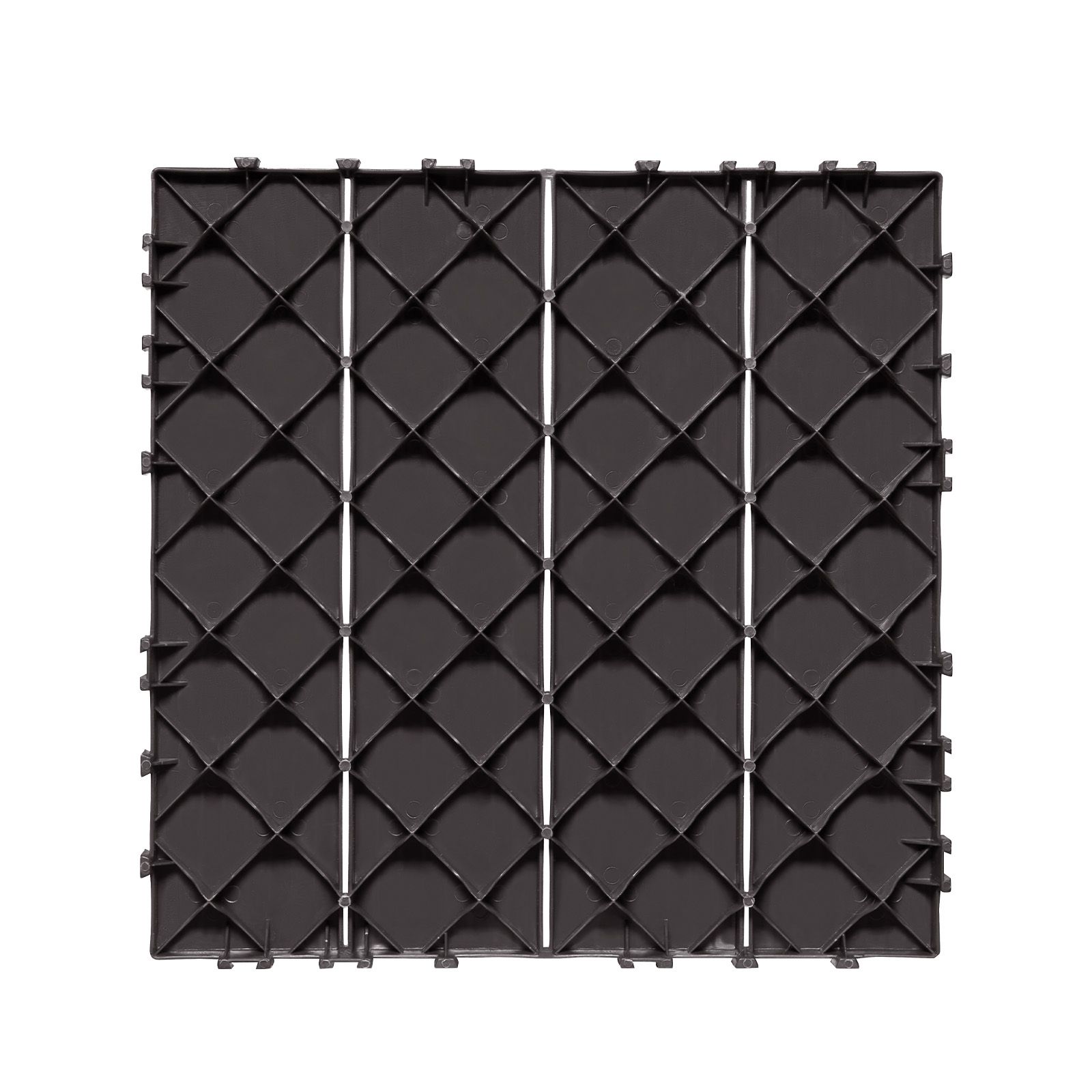 Interlocking Deck Tiles, 36 Pack,11.6"x11.6" 36 sq. ft Plastic Waterproof Outdoor Flooring All Weather Use, Patio Floor Decking Covering Tiles for Porch