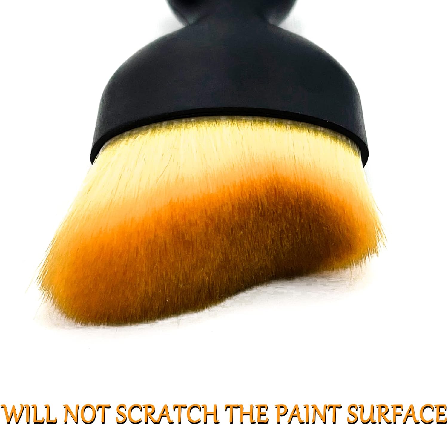 Car Interior Detailing Brush, Ultra Soft Non-Scratch Dust Brush, Car Interior Cleaning Tool for Cleaning Panels, Air Vent, Leather (Yellow) โ image 5