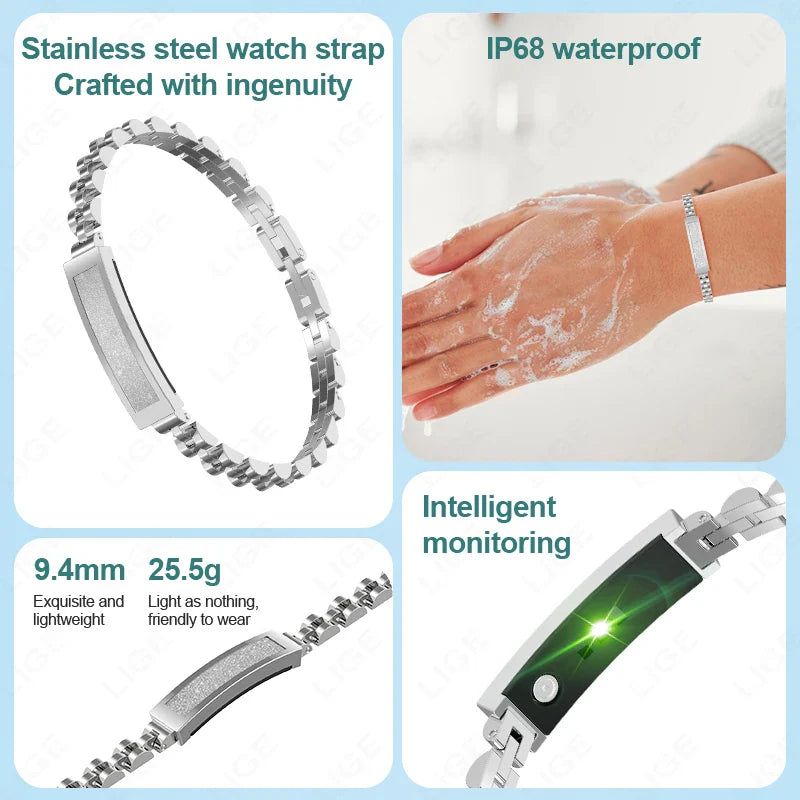 No-Screen Smart Watch Silver — image 5