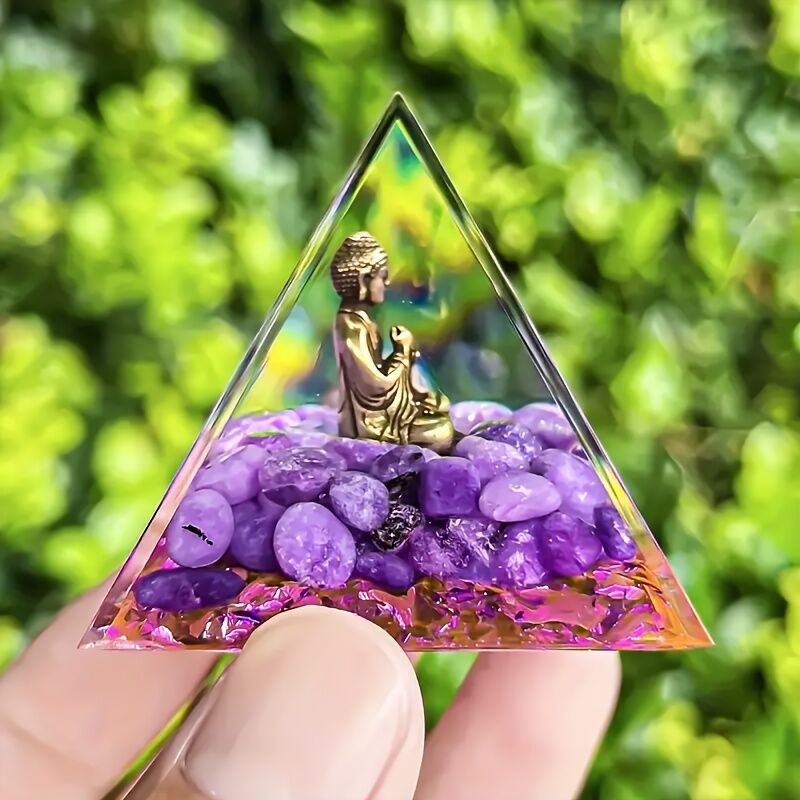 "Crystal Geometry" – 5cm Optical Crystal Cube, Constructing a Dwelling for Light Through Faceted Refraction, Infusing Space with Flowing Serene Poetics — image 5