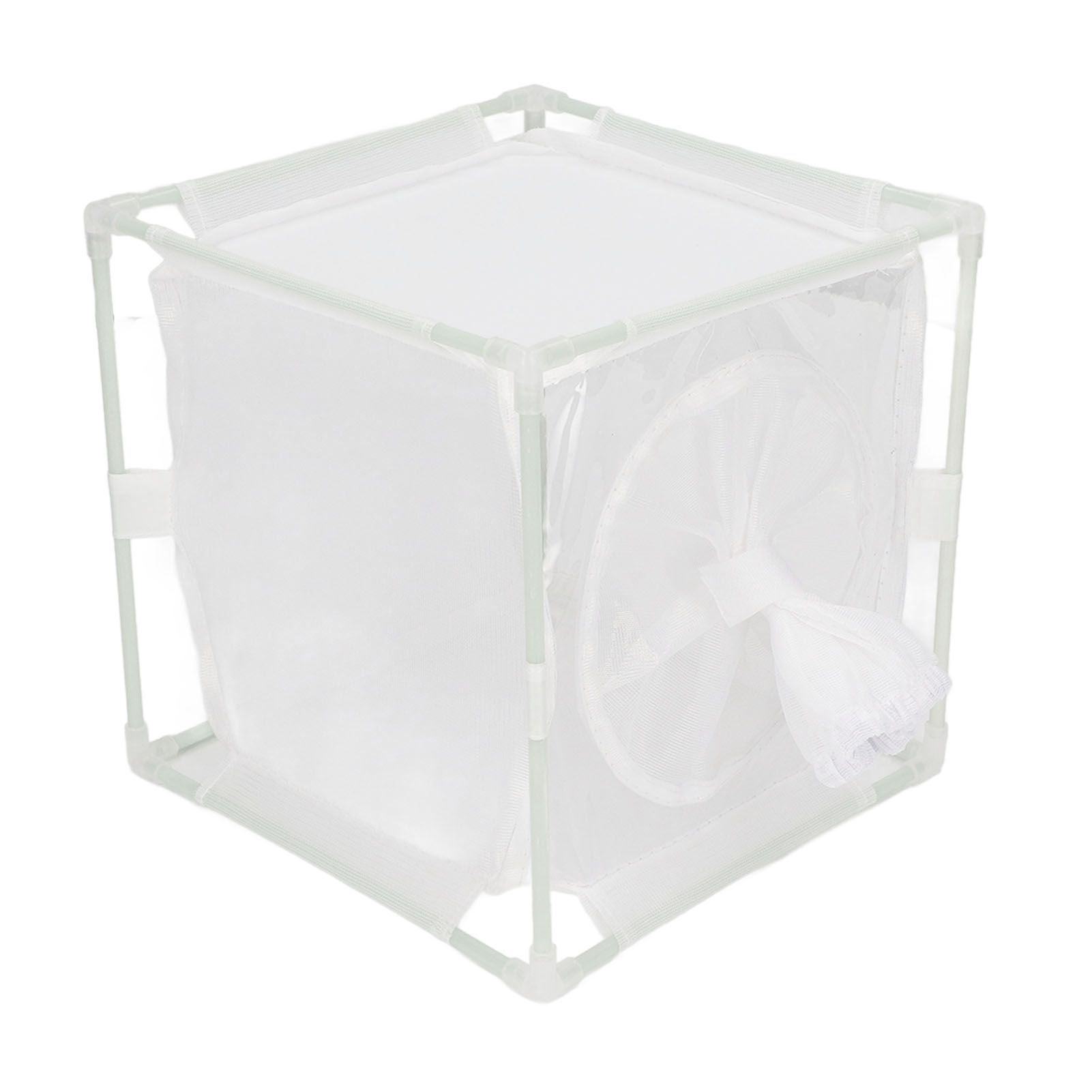 Insect Observation Cage PVC Mesh White Reusable Butterfly Habitat Breeding Incubator Box Sleeve Shaped โ image 3