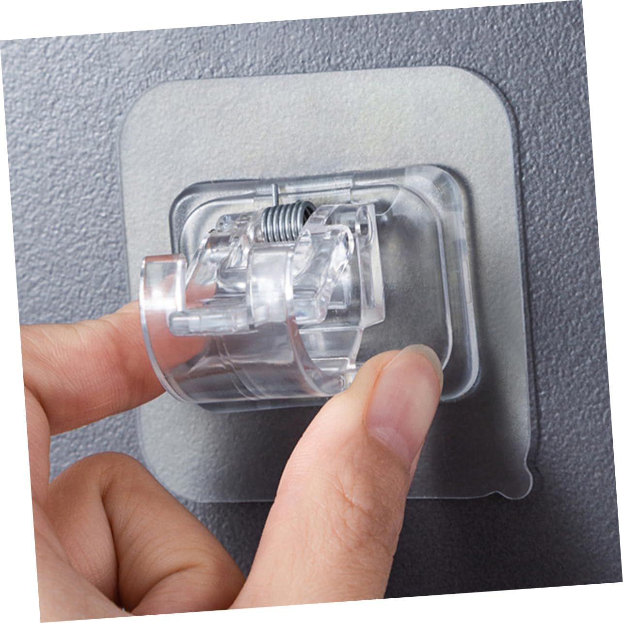 4pcs Self adhesive curtain rod bracket โ image 4