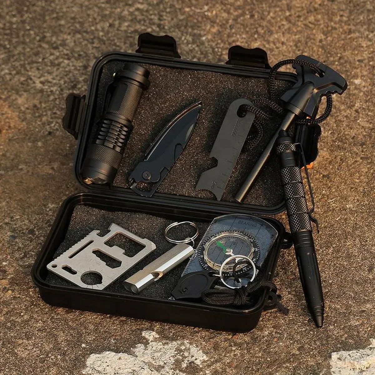 Emergency Survival Equipment Set Outdoor Sports Hiking Tactical Camping Tool Kit — image 4